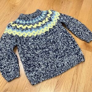 Vintage Handmade Fair Isle Sweater